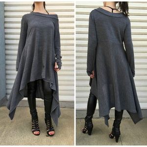 Women's Asymmetrical Sweater Dress Sz. S NEW